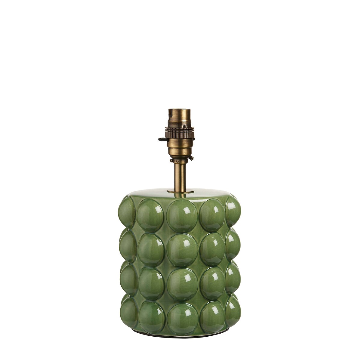 Bobble Table Lamp Base in Olive Green Glaze green, ÉDITÉ