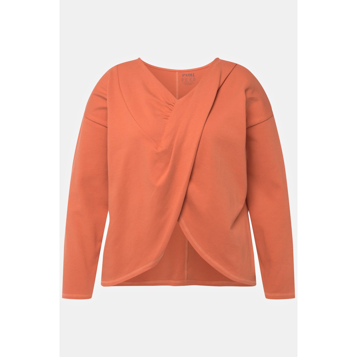 T-shirt de yoga drapé corail, ULLA POPKEN