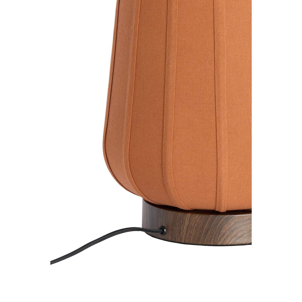 Lampe À Poser Textiles BIBURY terre cuite, LIGHT & LIVING