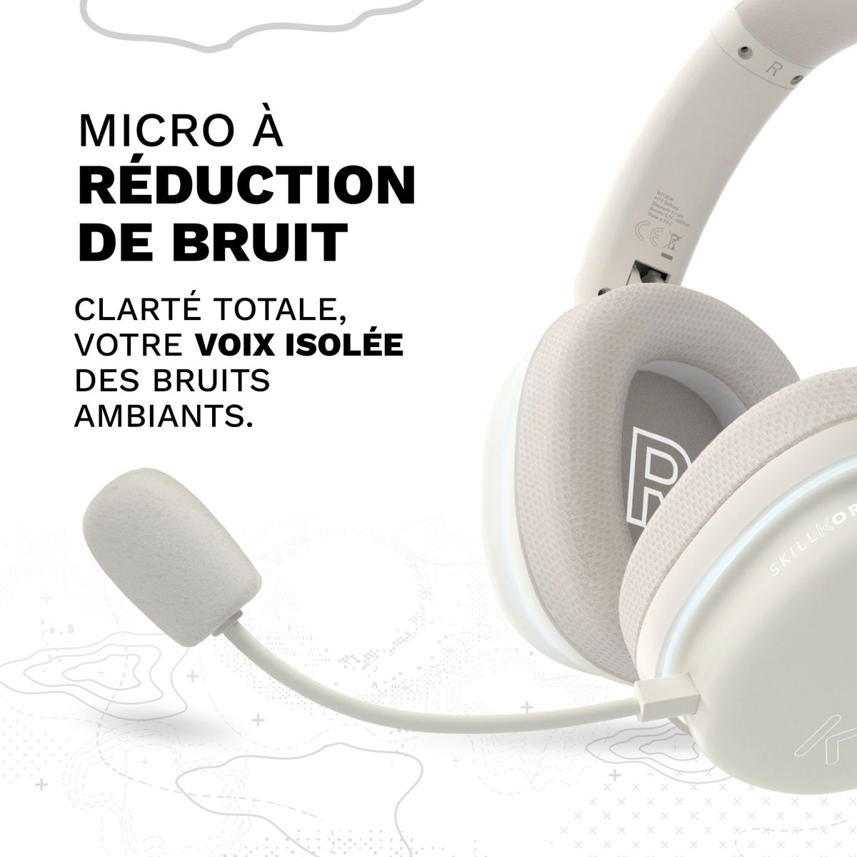 Casque gamer H15 Progress couleur unique, SKILLKORP
