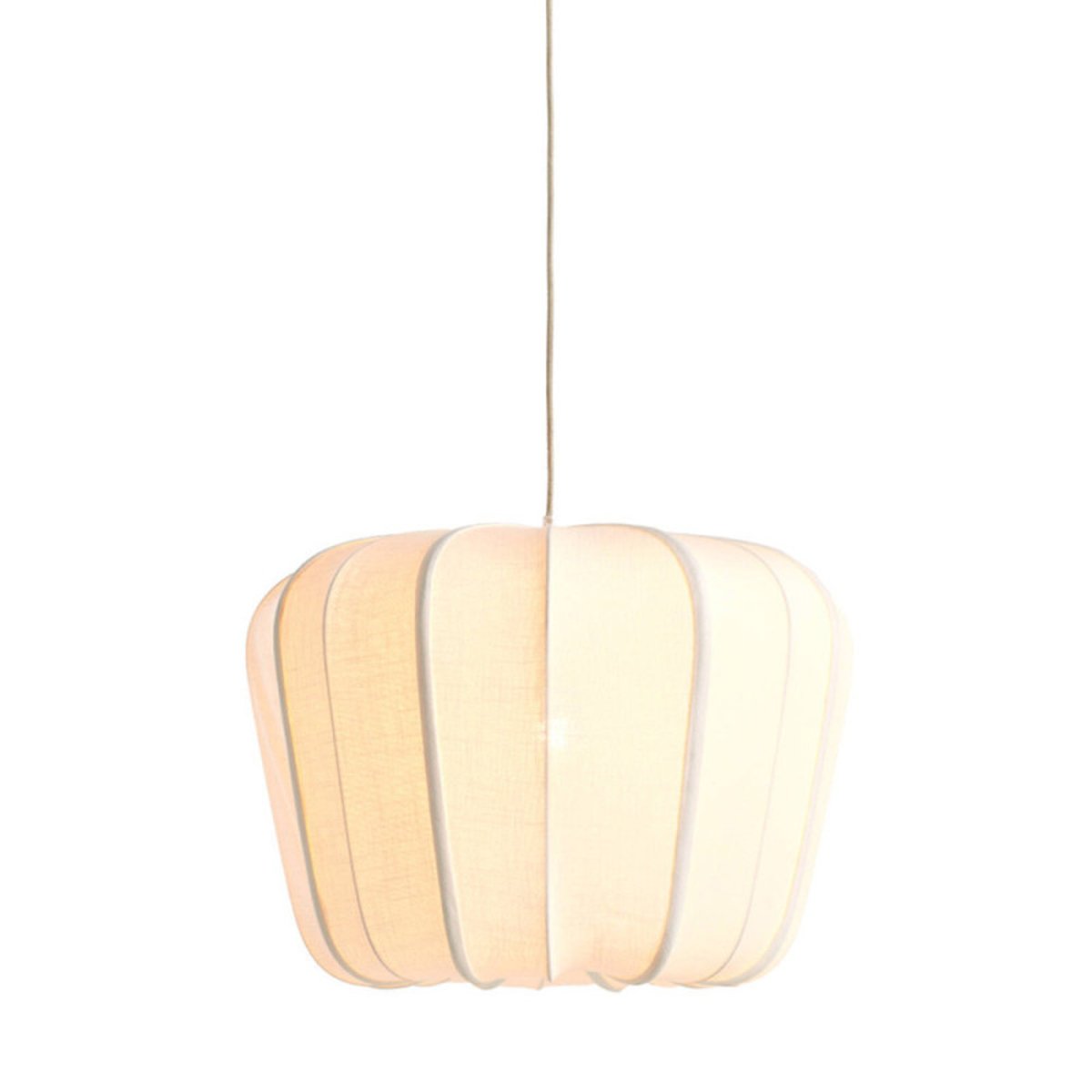 Suspension tissu blanc Diam 60 Zubedo blanc, MILLUMINE