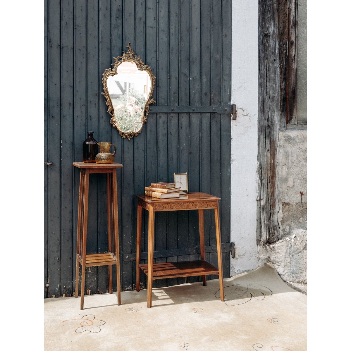 Miroir doré Georges N°715 - Bon état doré, DEBONGOUT