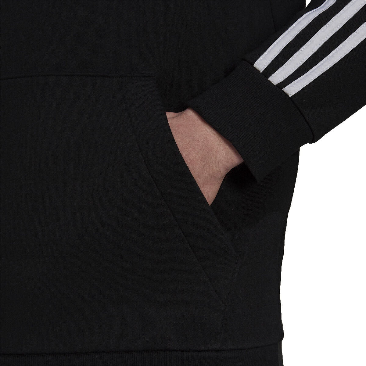 Sweat à capuche gros logo noir, ADIDAS SPORTSWEAR