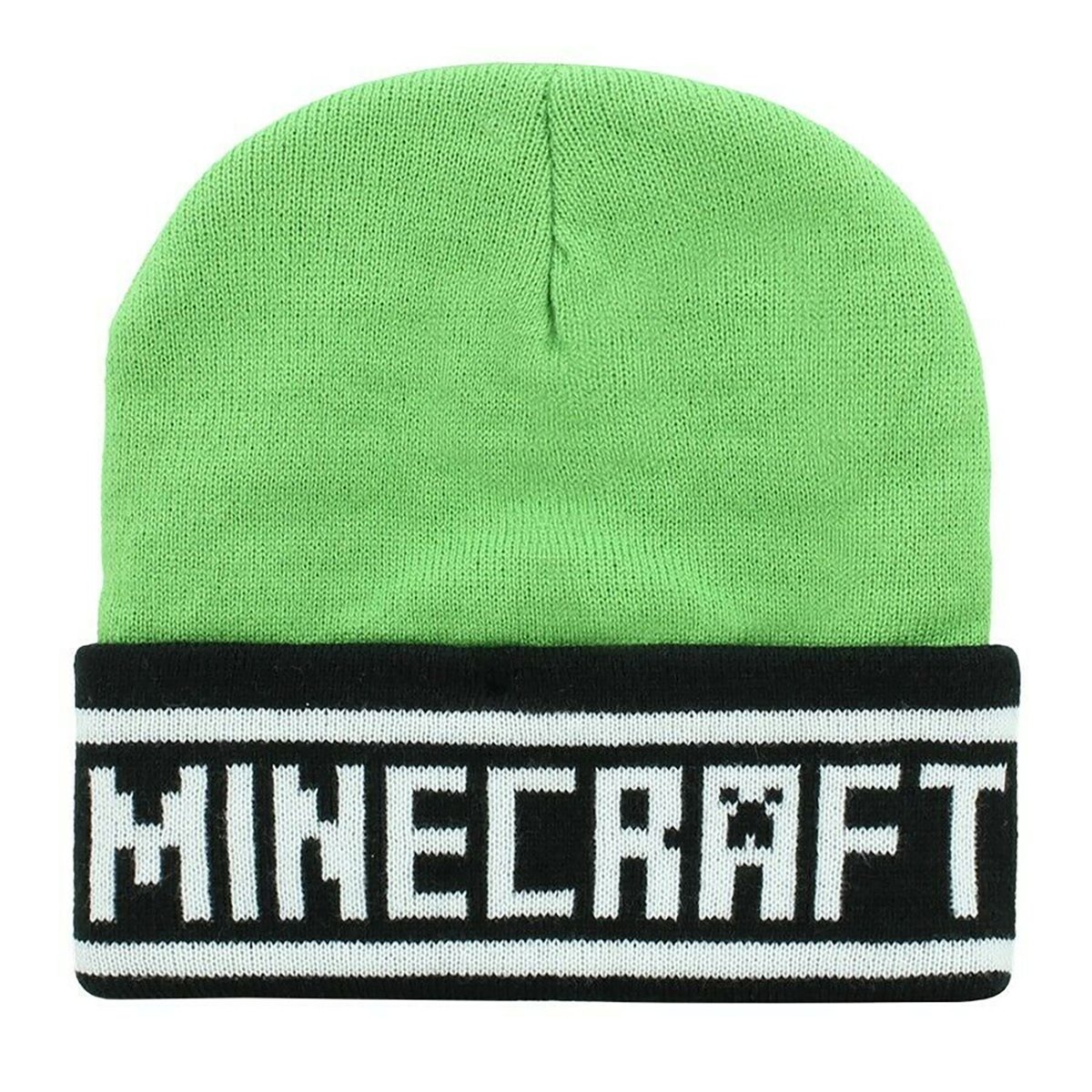 Bonnet vert / noir, MINECRAFT
