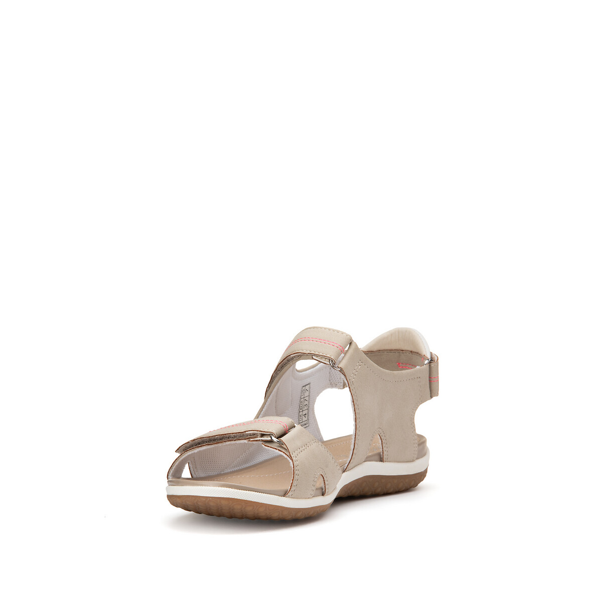 Sandales talon plat Vega taupe, GEOX