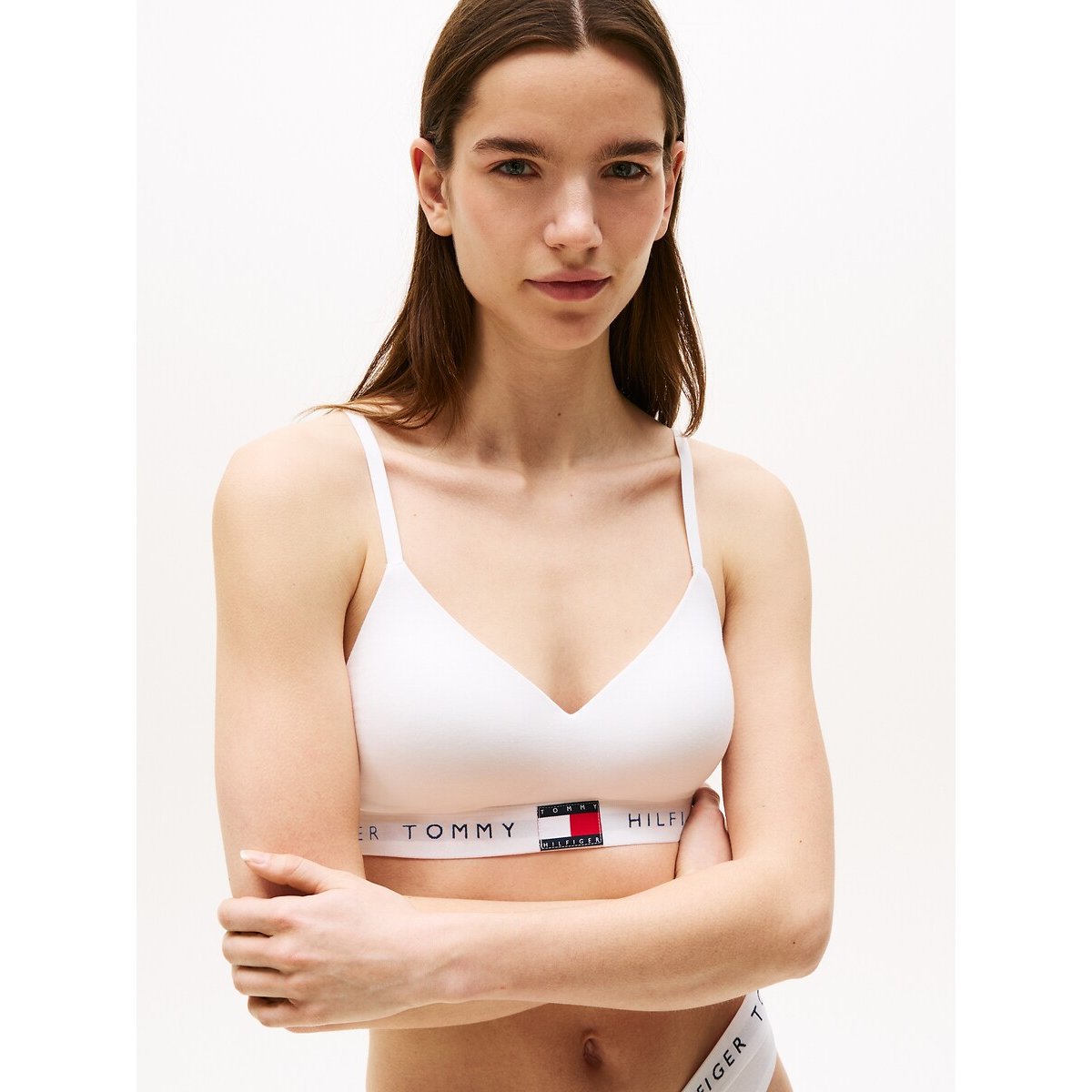 Brassière push-up Heritage rembourrée blanc, TOMMY HILFIGER