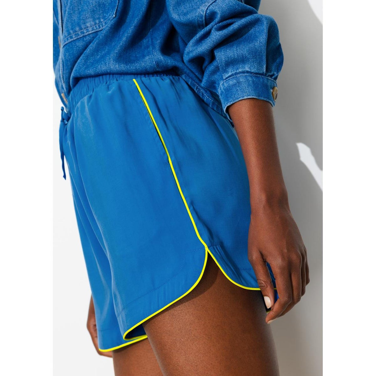 Short boxer à liseré bleu, PROMOD