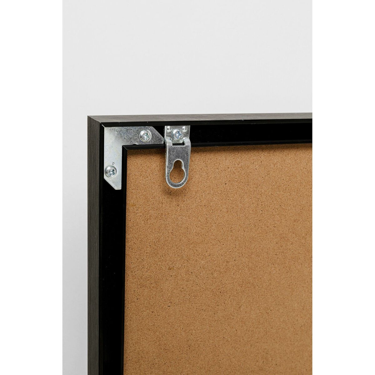 Miroir rectangle en aluminium 100x70, BELLA noir, KARE DESIGN