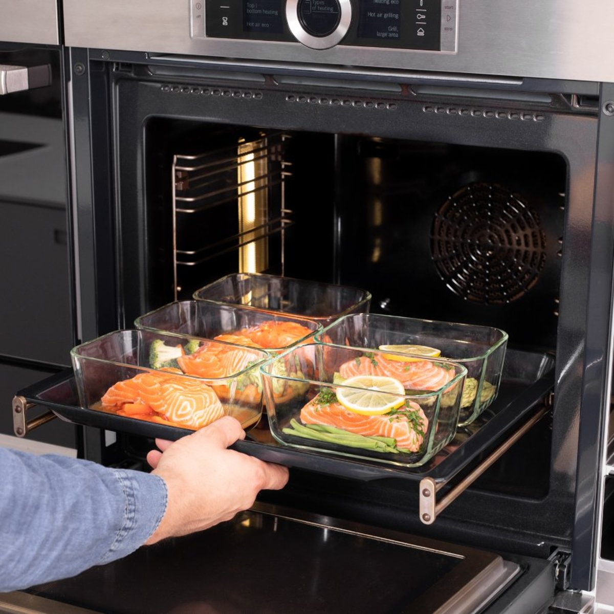 ZWILLING FRESH & SAVE Boîte pour réfrigérateur sous vide, verre, La Mer couleur unique, ZWILLING