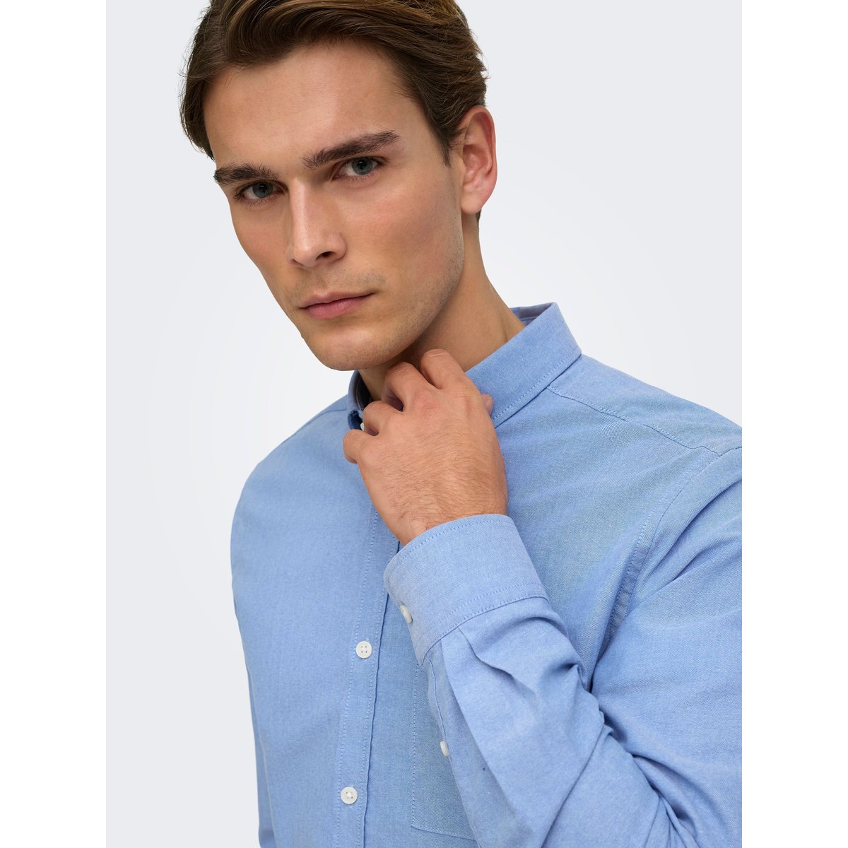 Chemise Oxford cashmere blue 3, ONLY & SONS