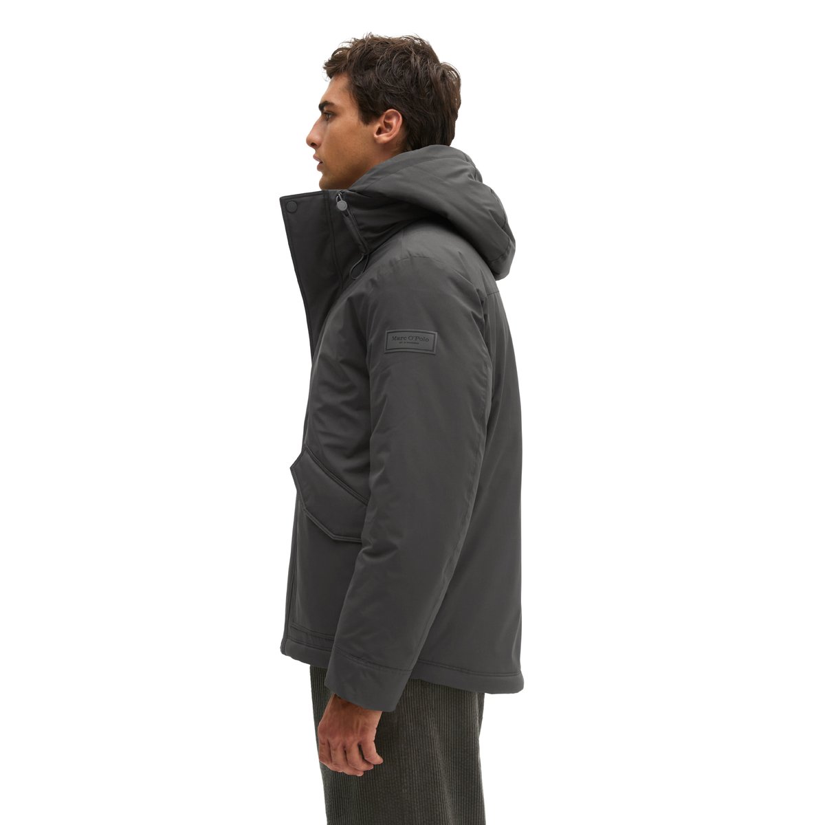 Veste d'extérieur coupe classique avec intérieur matelassé noir, MARC O'POLO