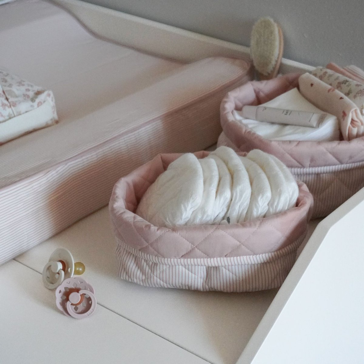 Matelas à langer bébé rose, CAM CAM
