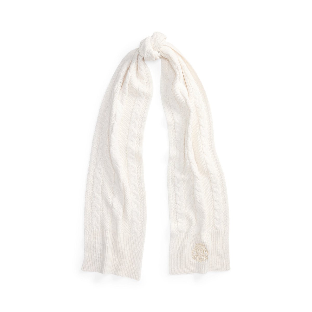 Echarpe torsadée crème, LAUREN RALPH LAUREN