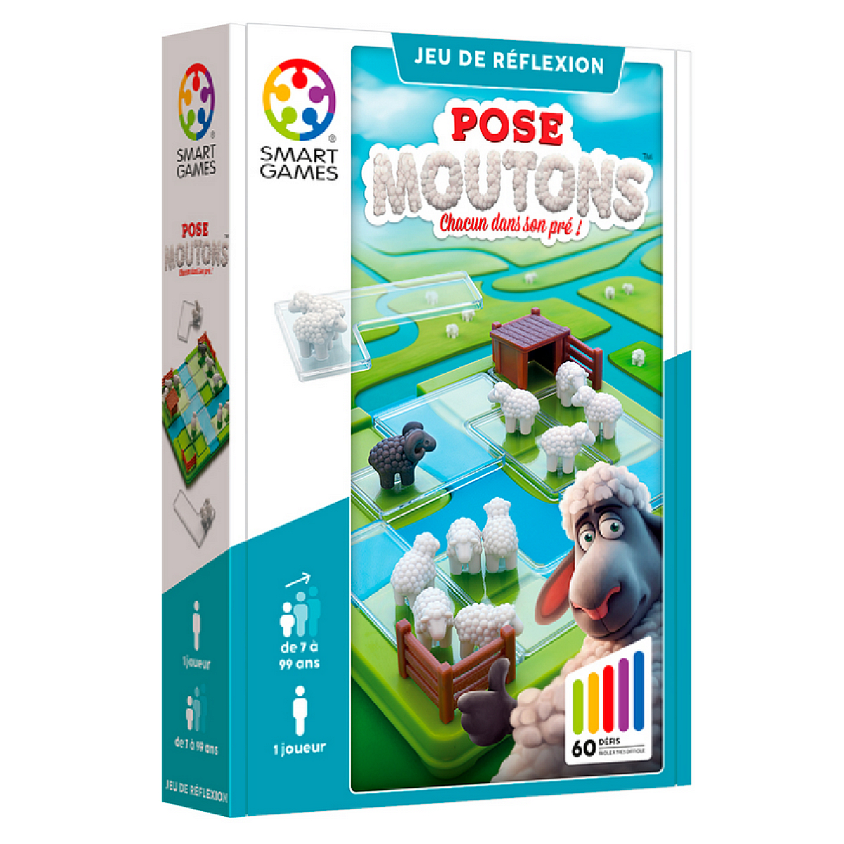 SmartGames - Pose moutons couleur unique, SMART GAMES
