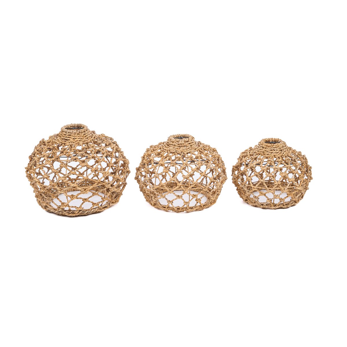 Suspension en feuille de bananier BANARA beige, BAZAR BIZAR
