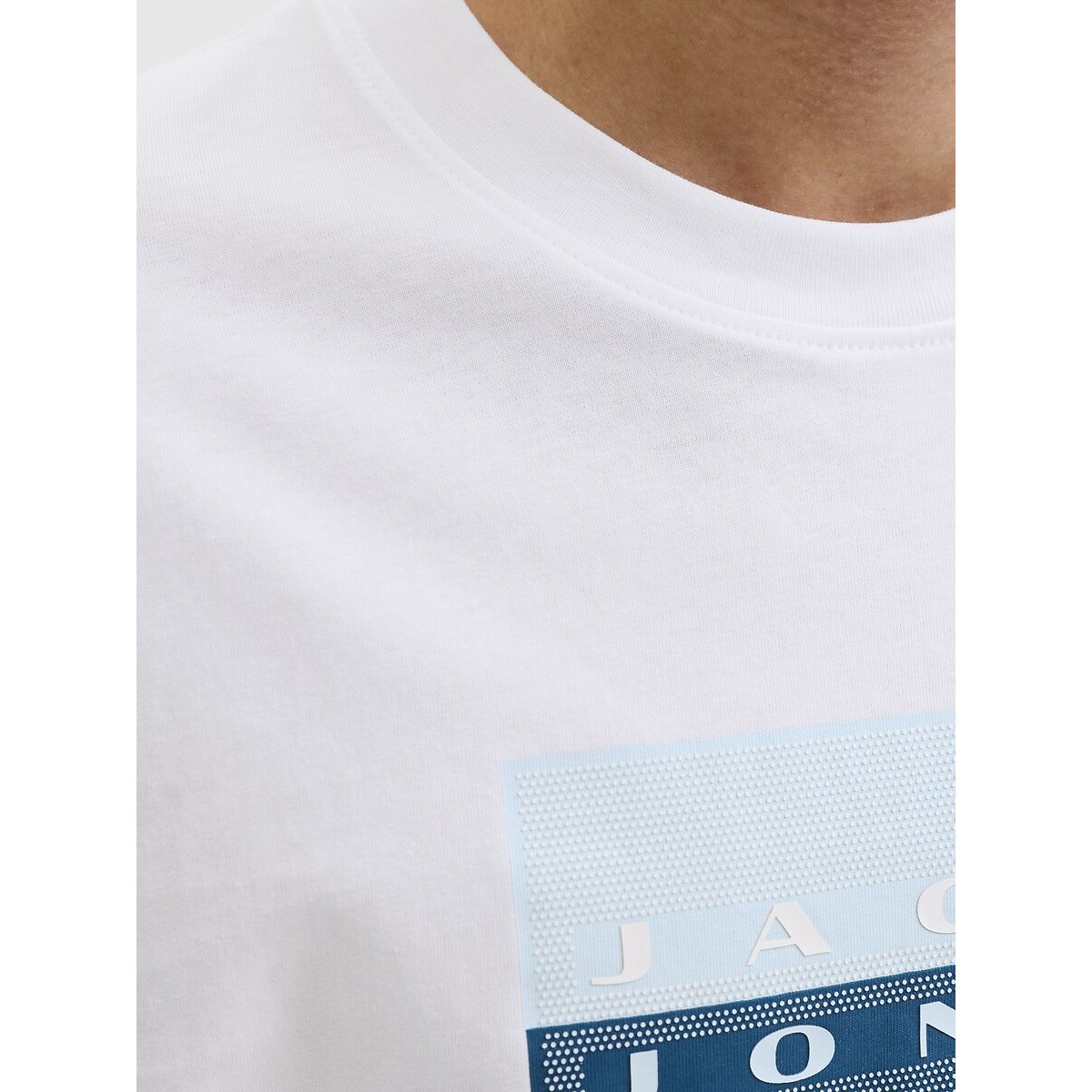 T-shirt manches courtes blanc, JACK & JONES