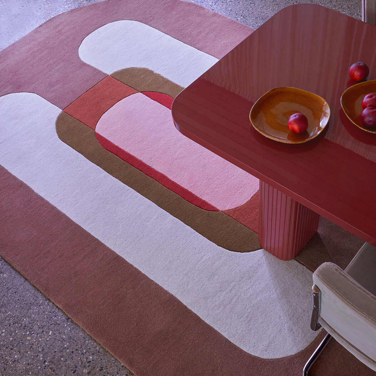 Tapis en laine, Leygil multicolore, LA REDOUTE INTERIEURS
