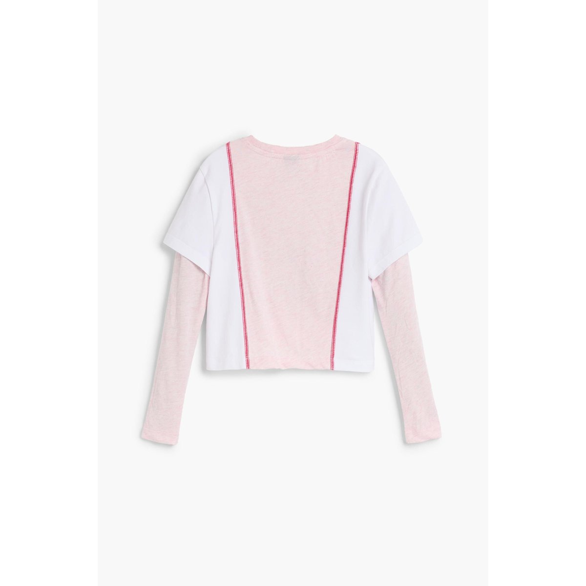 T-shirt combiné chats rose, DESIGUAL