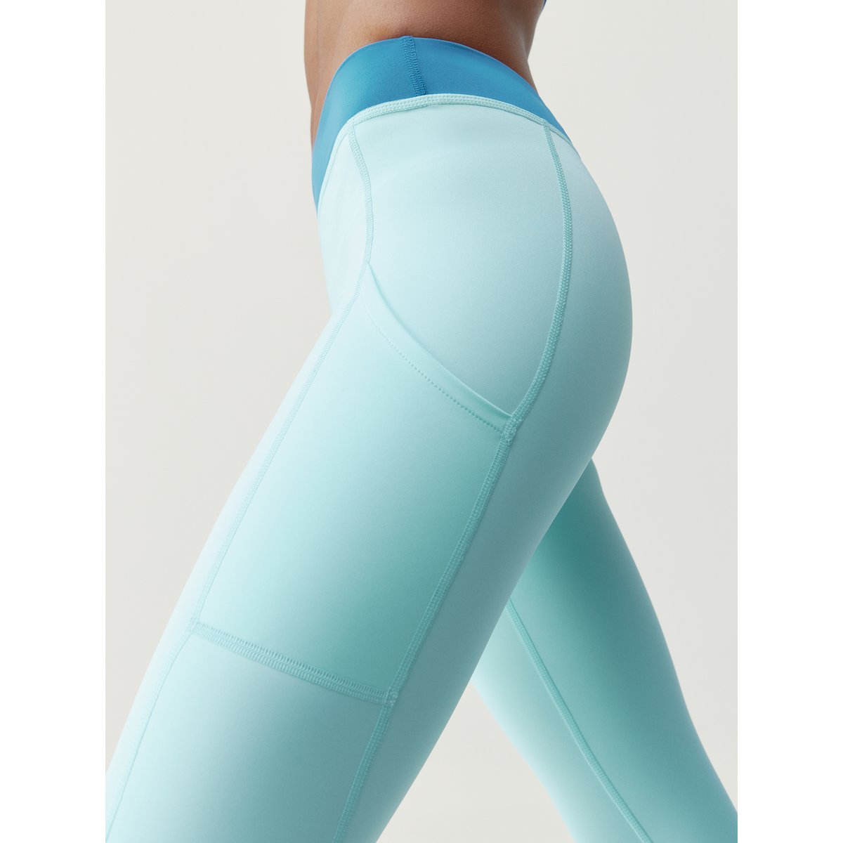 Legging de sport Long Performance XENIA bleu turquoise / bleu marine, BORN