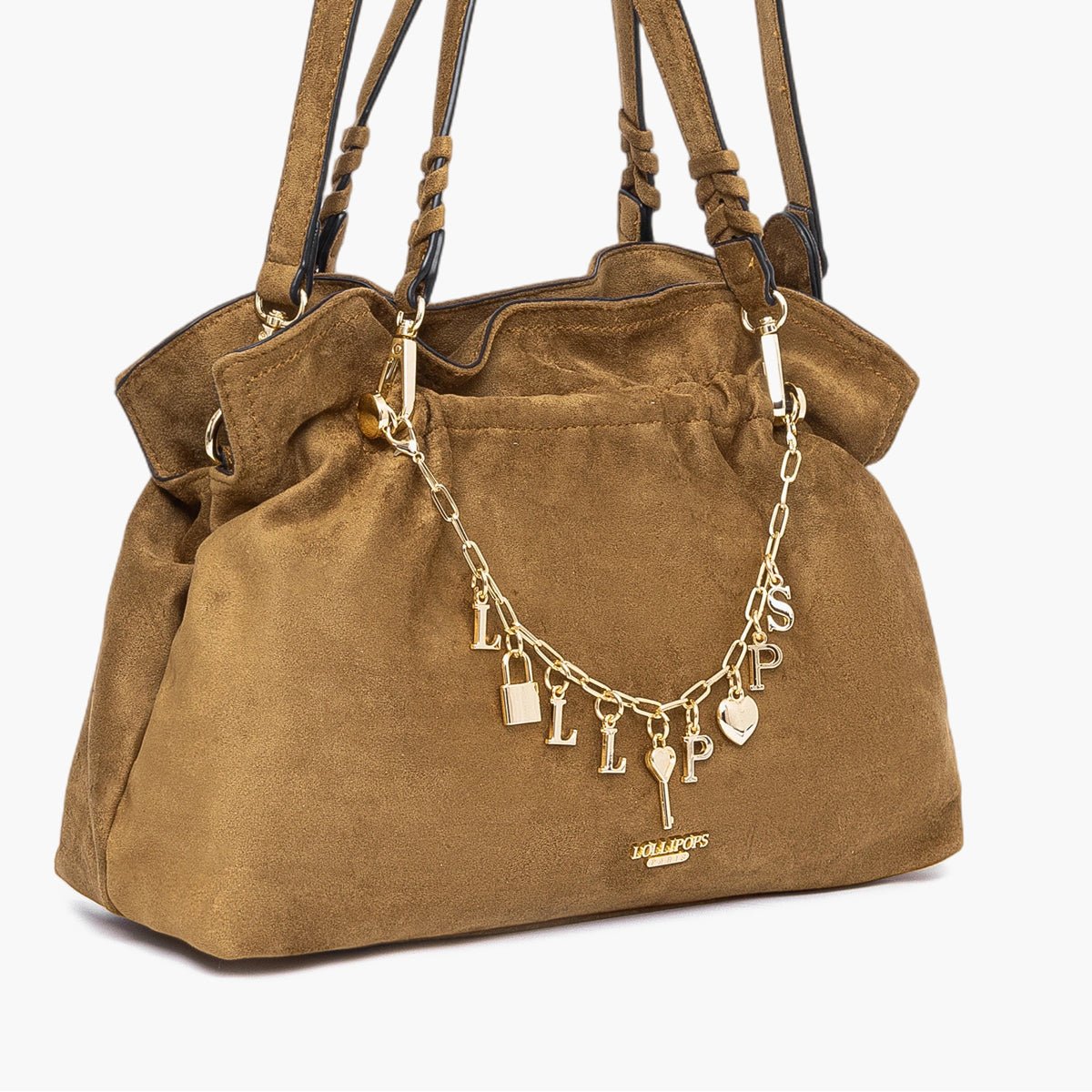 Petit sac shopper S Teana camel,doré, LOLLIPOPS