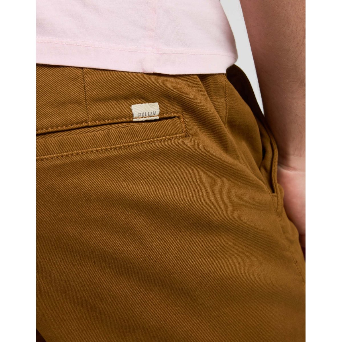 PANTALON CHINO BROWNY marron, PULLIN