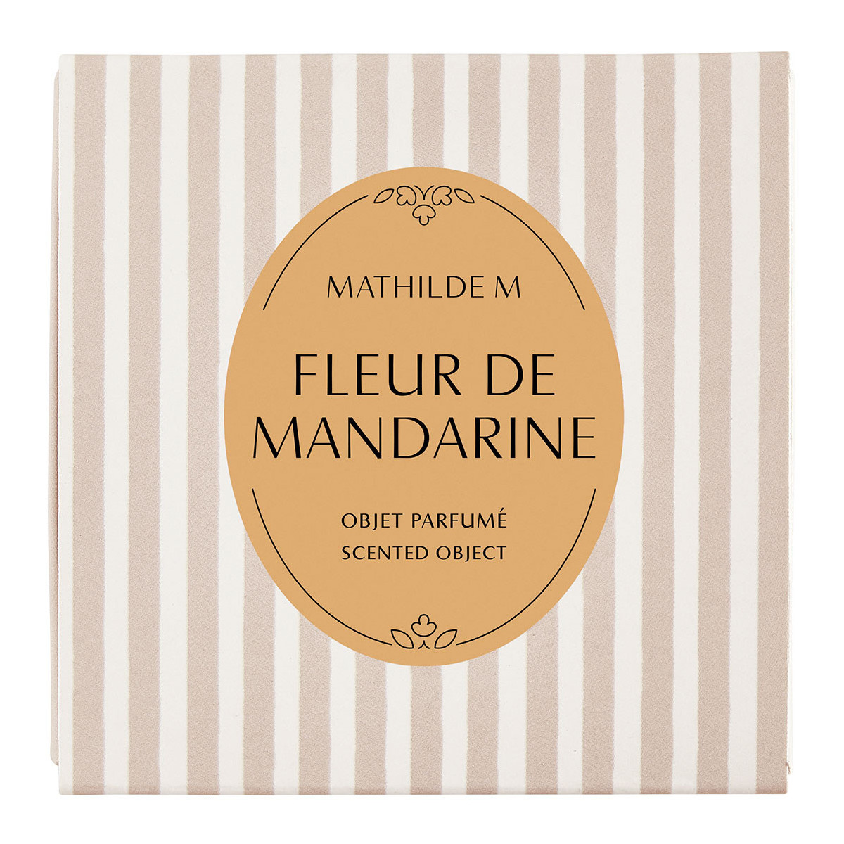 Boîte 4 décors fondants - Fleur de Mandarine blanc, MATHILDE M