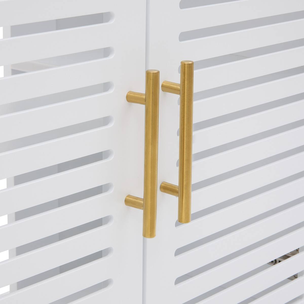 Meuble sous-lavabo carré avec portes OREA blanc, 5FIVE SIMPLY SMART
