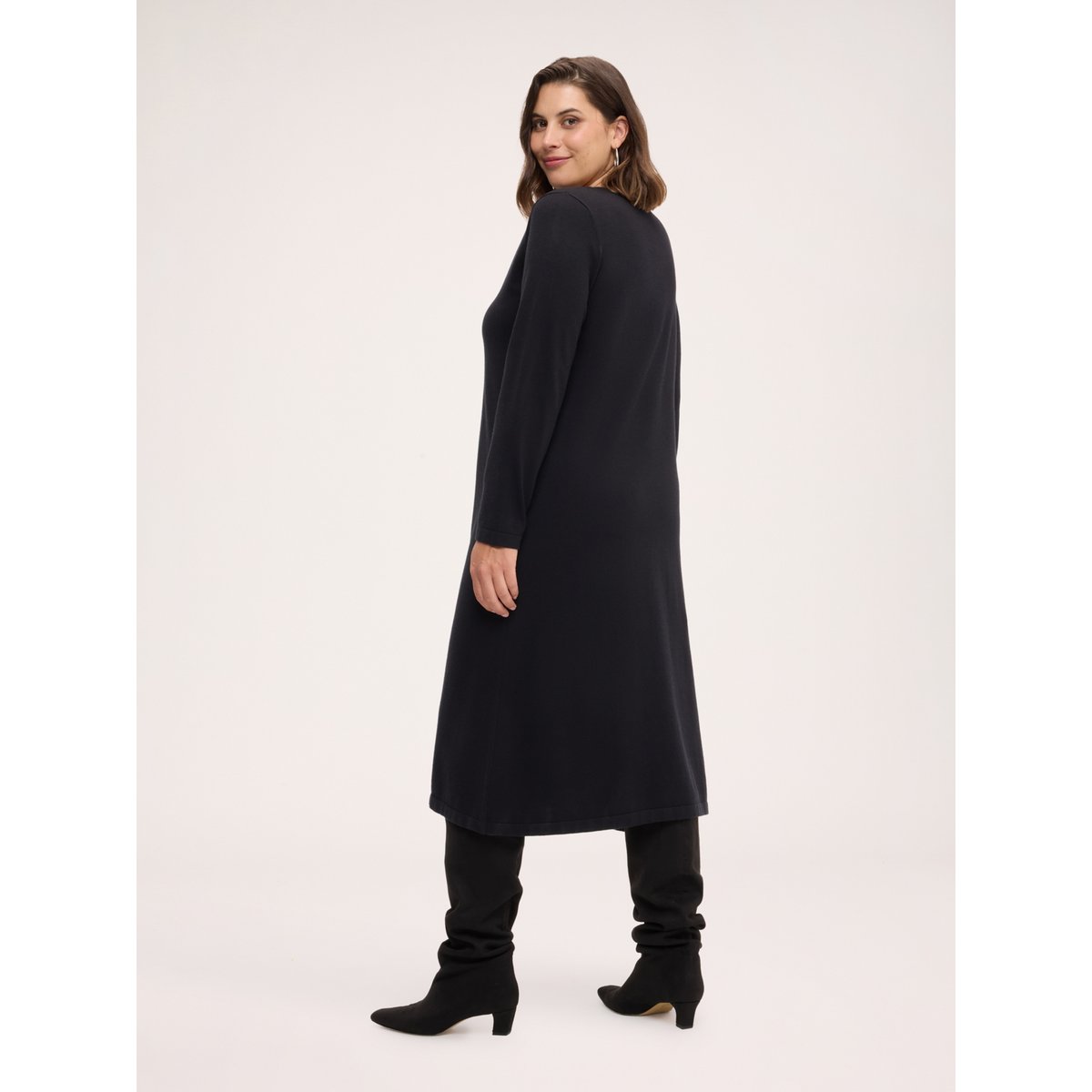 Robe avec applications noir, FIORELLA RUBINO
