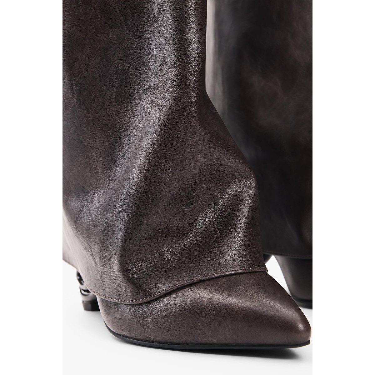 Bottes effet cuir marron, DESIGUAL