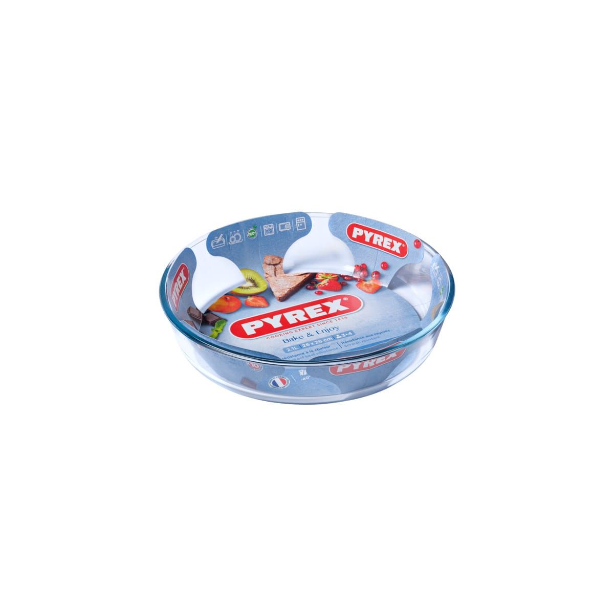 Moule à manqué classic  26 cm transparent, PYREX