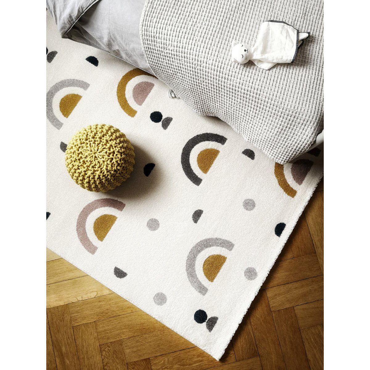 Tapis enfant arc en ciel MERY multi, NATTIOT