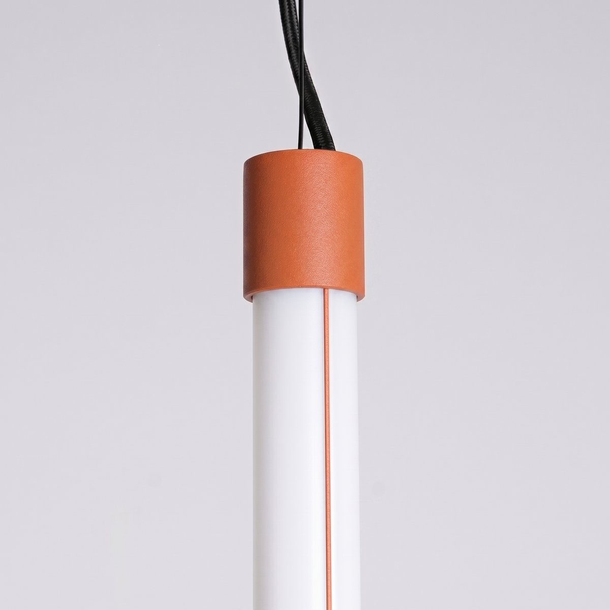 Suspension Acier Ocre Rouge LED 1 Trang ocre rouge, EDEN