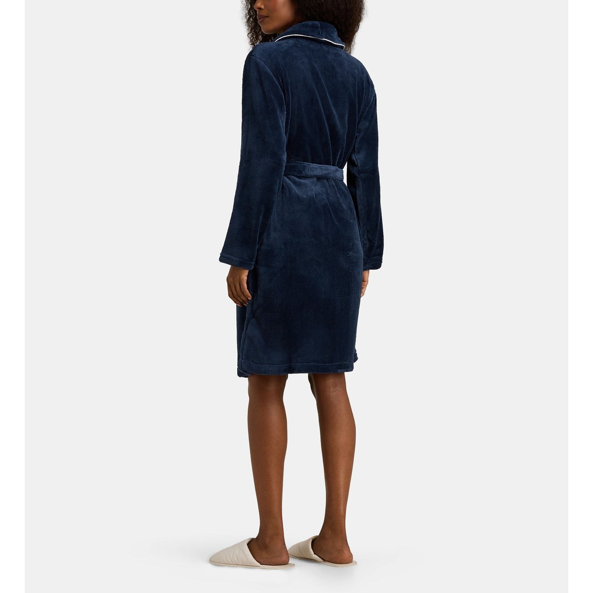 Robe de chambre peignoir danil 1 éponge douce bleu marine, GALERIES LAFAYETTE