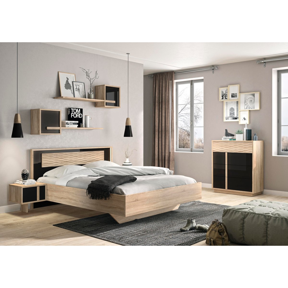 Etagere murale et beige, GAMI