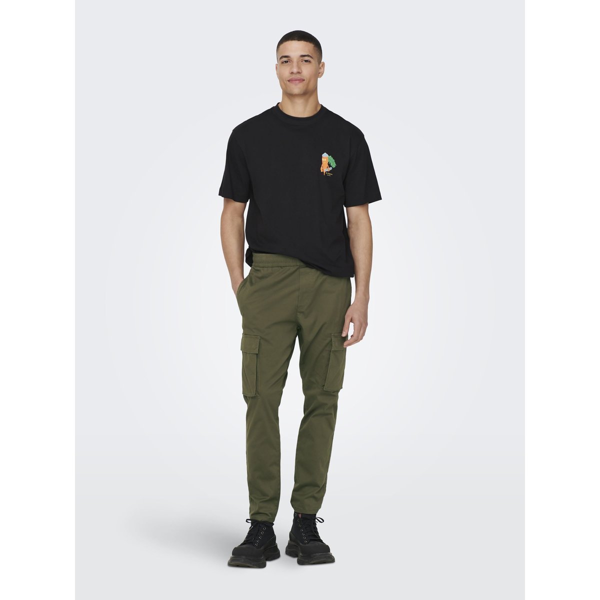 Pantalon Cargo olive night, ONLY & SONS
