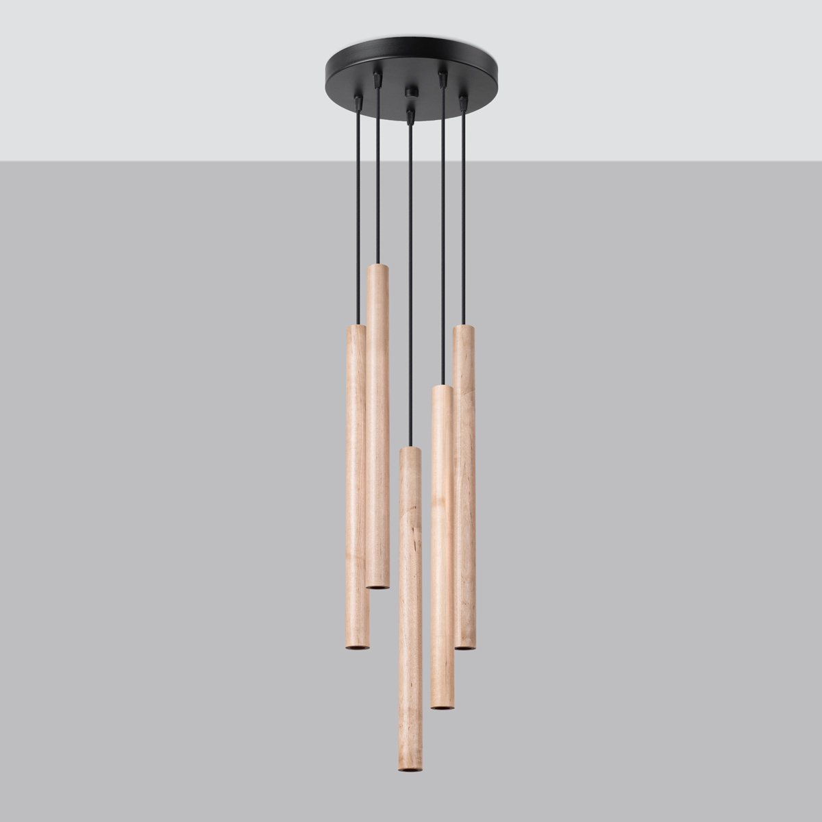 Suspension Acier Bois G9 5 Pastelo marron, EDEN