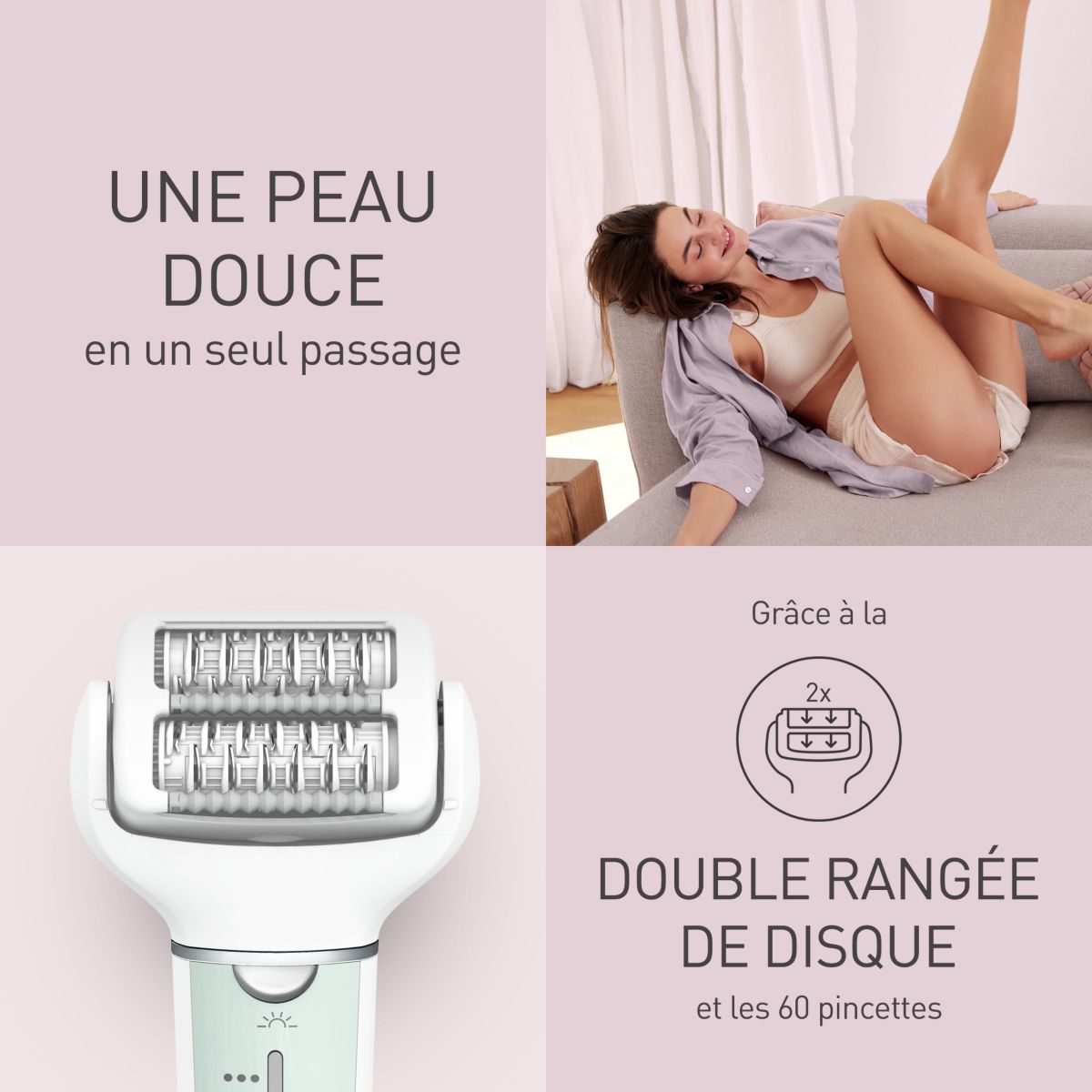 Epilateur électrique ES-EY70AG503 couleur unique, PANASONIC