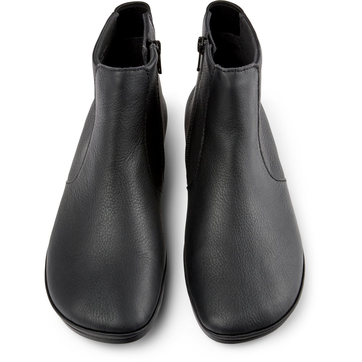 Bottines Right Nina Smooth Leather noir, CAMPER