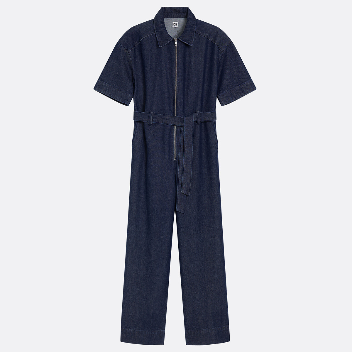 Combinaison longue en denim brut, LA REDOUTE COLLECTIONS