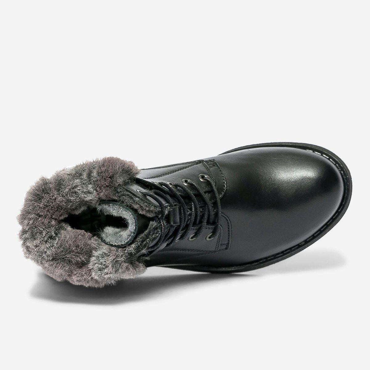 Boots en cuir SCHEVELU noir, ERAM