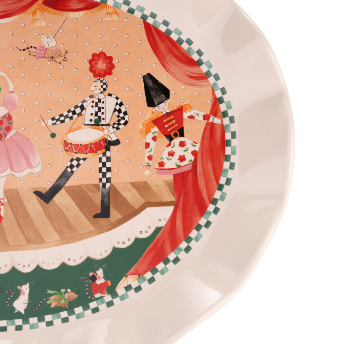 Nutcracker Oval Platter multi-coloured, CATH KIDSTON