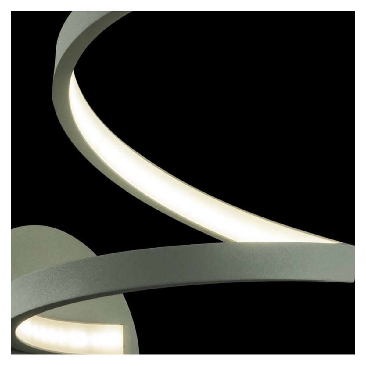 Applique spirale design LED - LOOPER blanc, KOSILUM