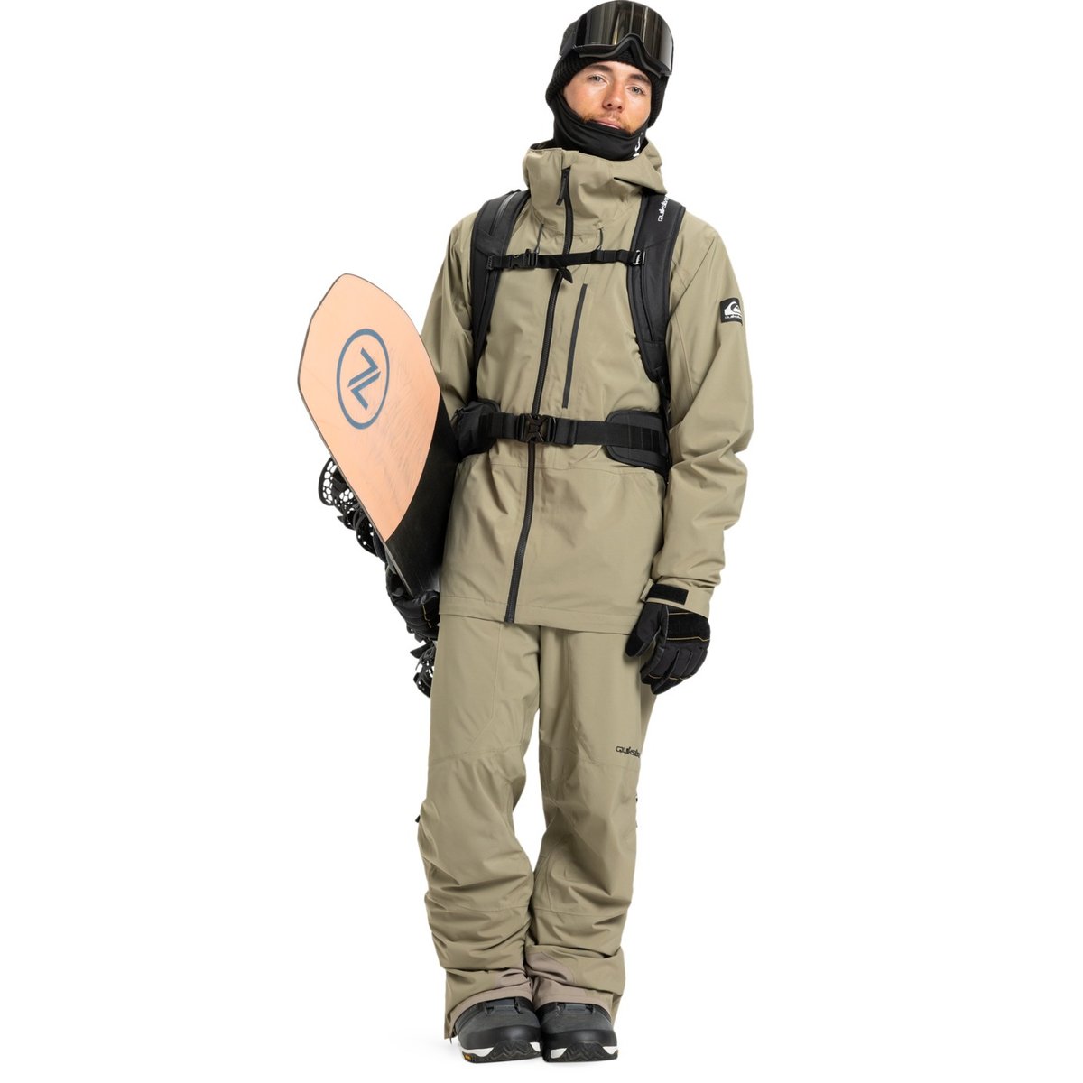 Veste de snow technique MULDROW 20K beige fallen rock, QUIKSILVER