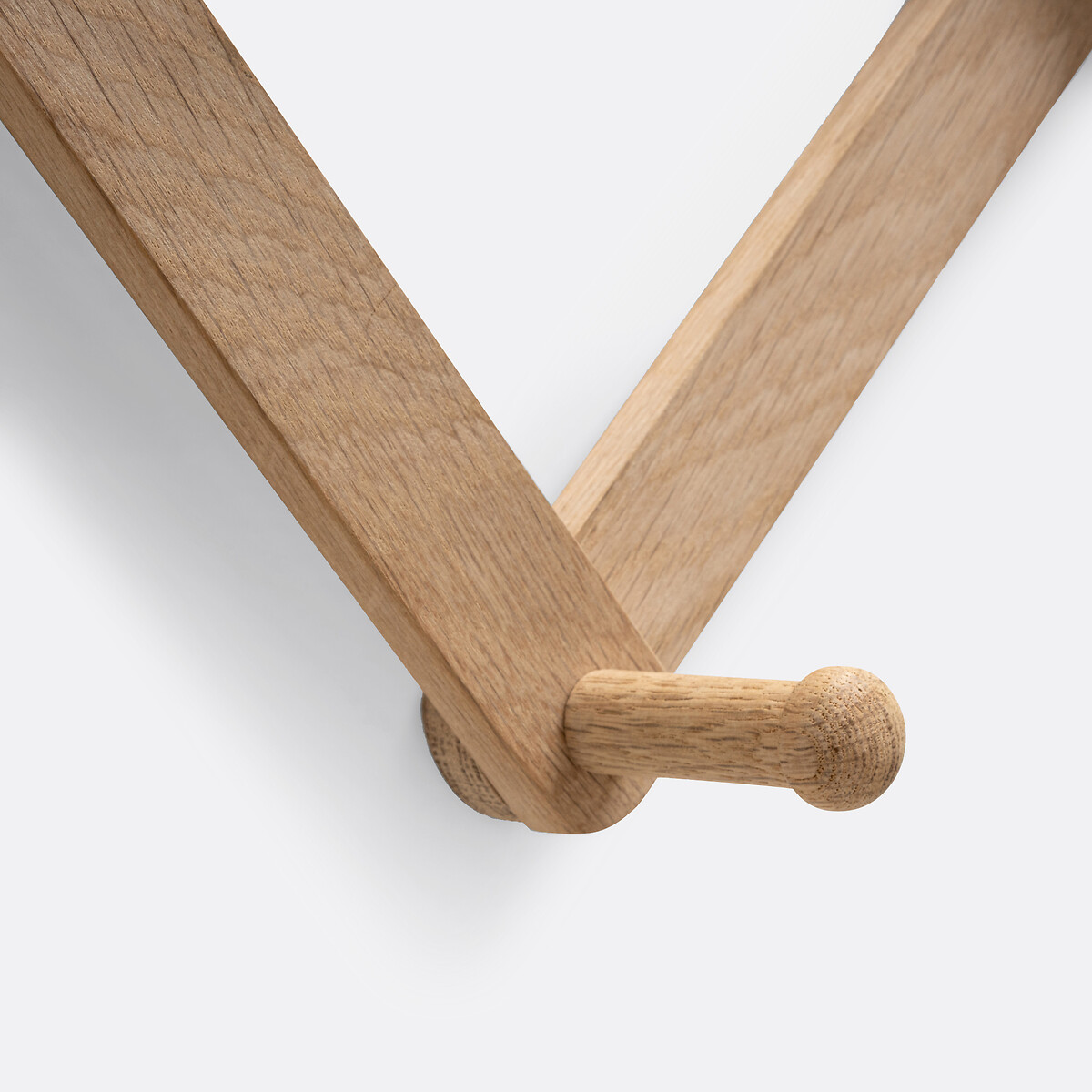 Wandgarderobe Melay in Akkordeonform, Eiche oder Birke naturfarbenes holz, LA REDOUTE INTERIEURS