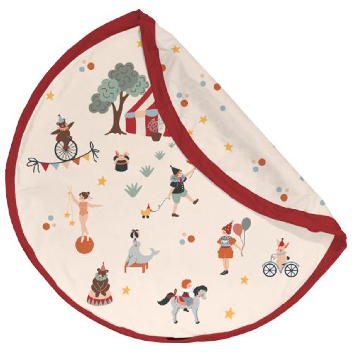 play&go - tapis de jeu & sac à jouets - circus multicolor, PLAY ET GO