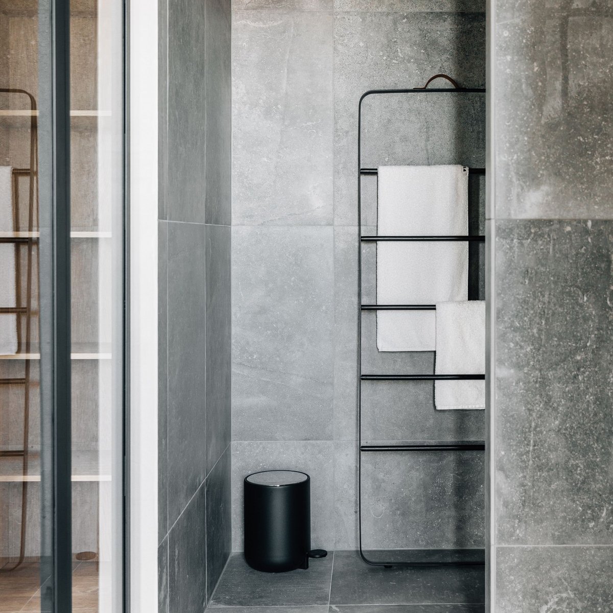 Poubelle à Pédale 4 L pour salle de bains Norm Bath noir, AUDO COPENHAGEN
