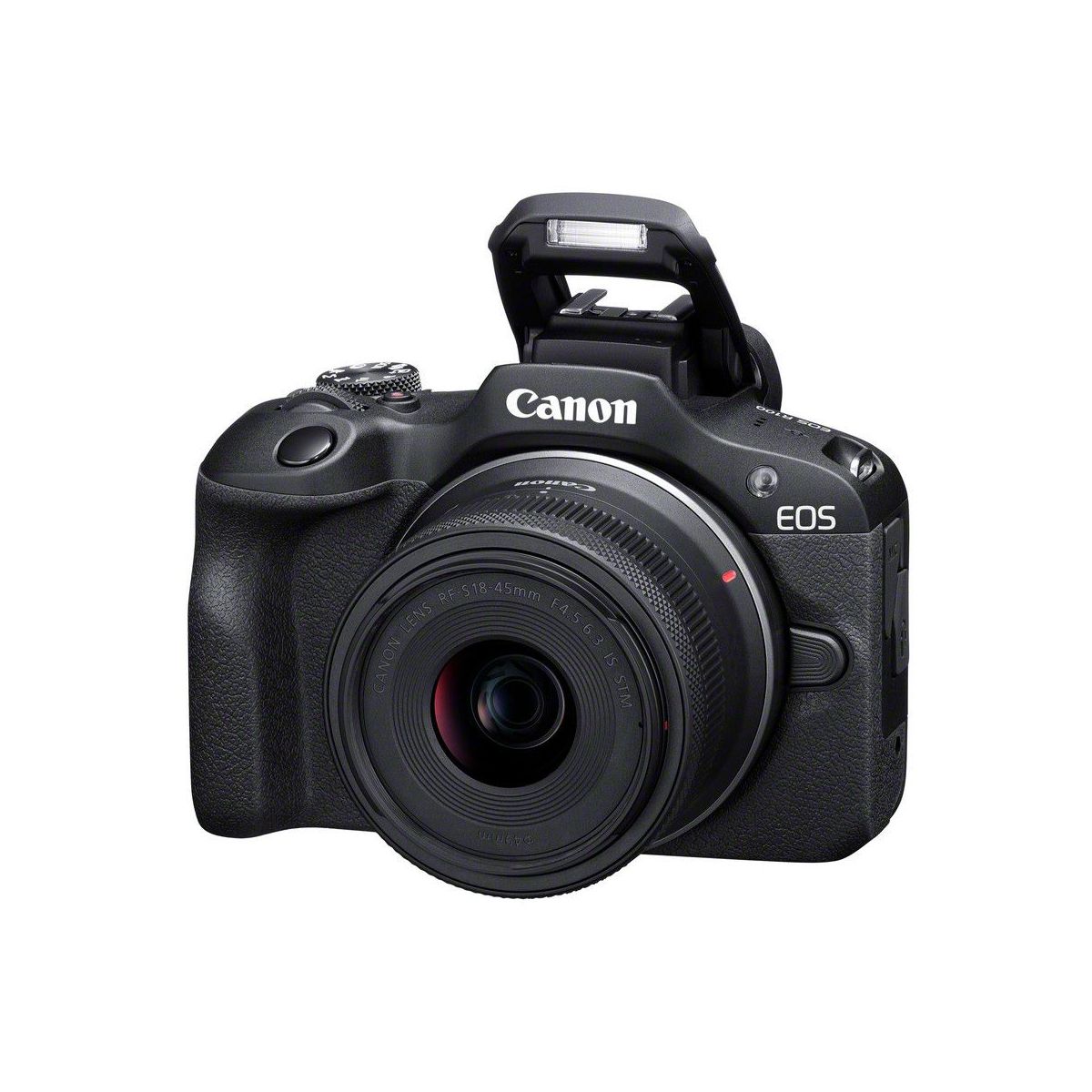 Appareil photo Hybride EOS R100+RF-S 18-45 IS STM+RF-S 55-210mm couleur unique, CANON