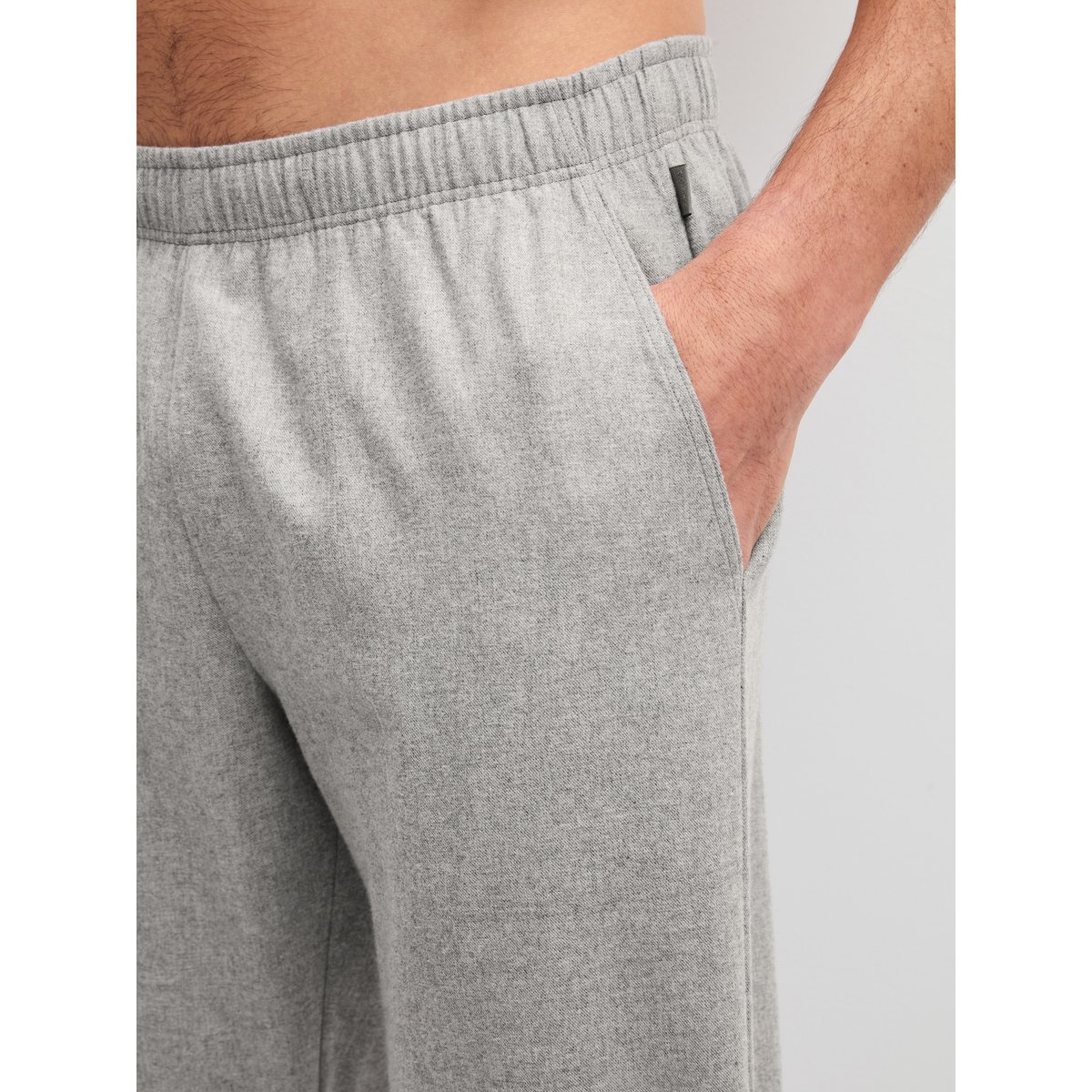 Pantalon en flanelle avec poches latérales Lyocell RMX FLANNEL MOOD ash, CALIDA