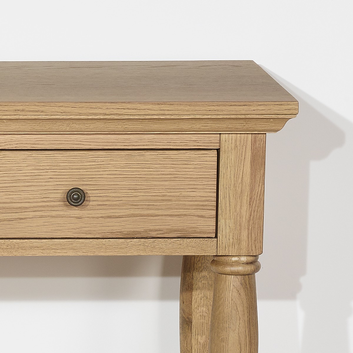 Console 3 tiroirs en chêne EDINBURGH marron, ROBIN DES BOIS