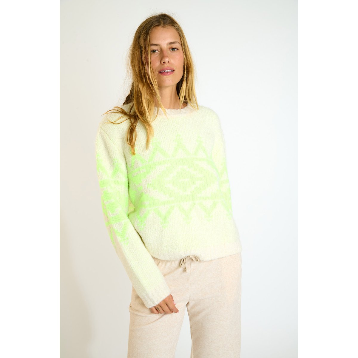 Pull Mindy - WINDCHILL ecru, BANANA MOON